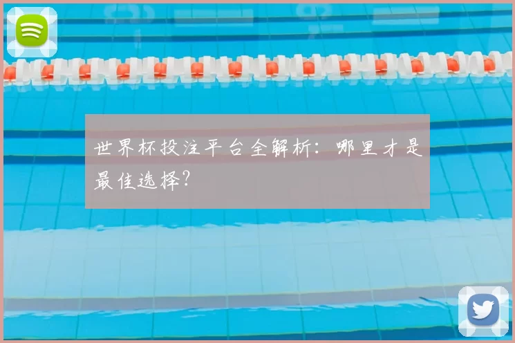 世界杯投注平台全解析：哪里才是最佳选择？