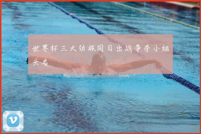 世界杯三大劲旅同日出战争夺小组头名
